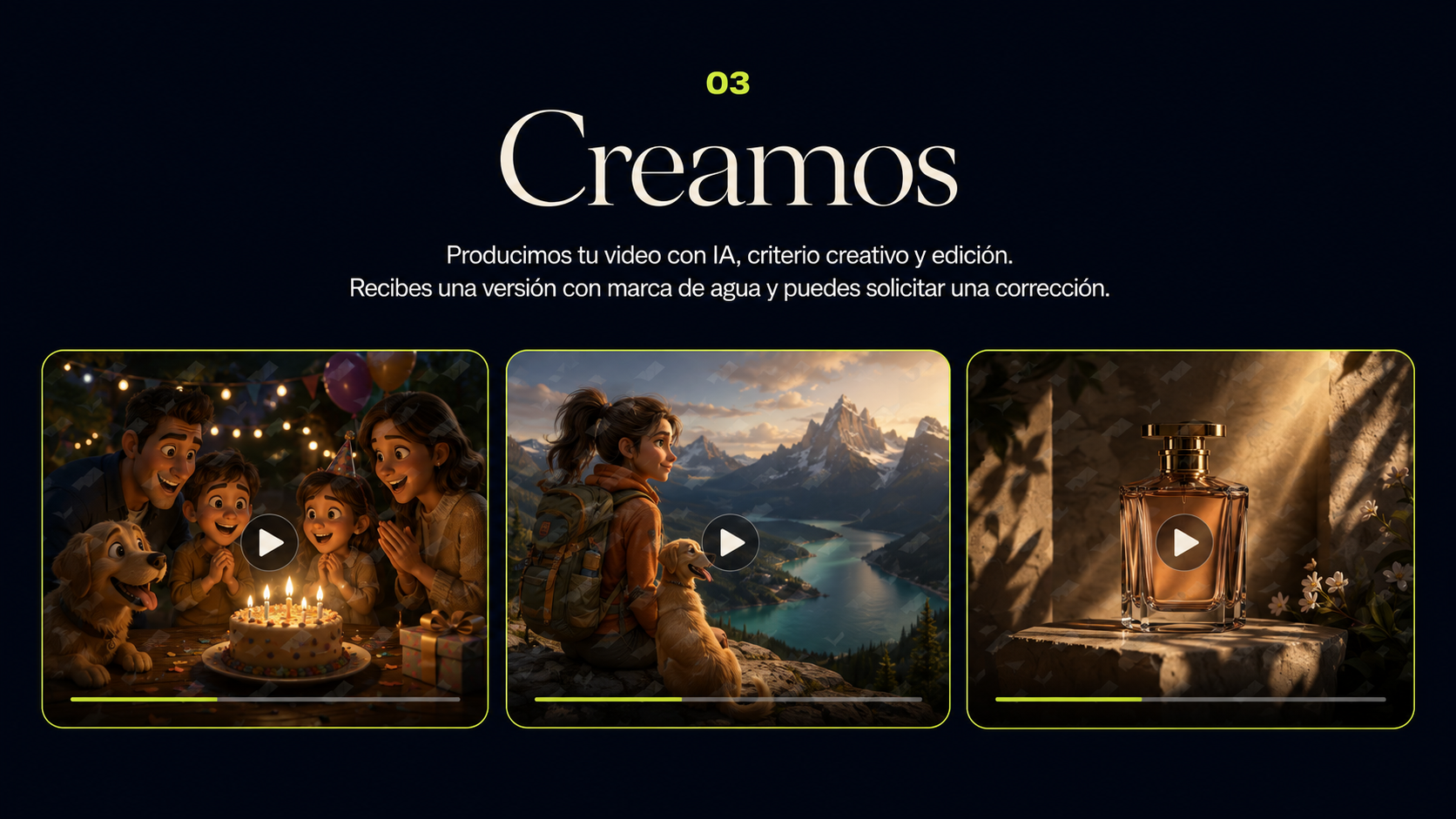 Paso 3: Creamos el video con inteligencia artificial, criterio creativo y edición